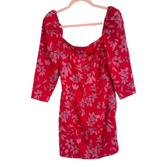 Camilla Coelho Revolve Lidia Dress Pink Red Flora S - Picture 8 of 8